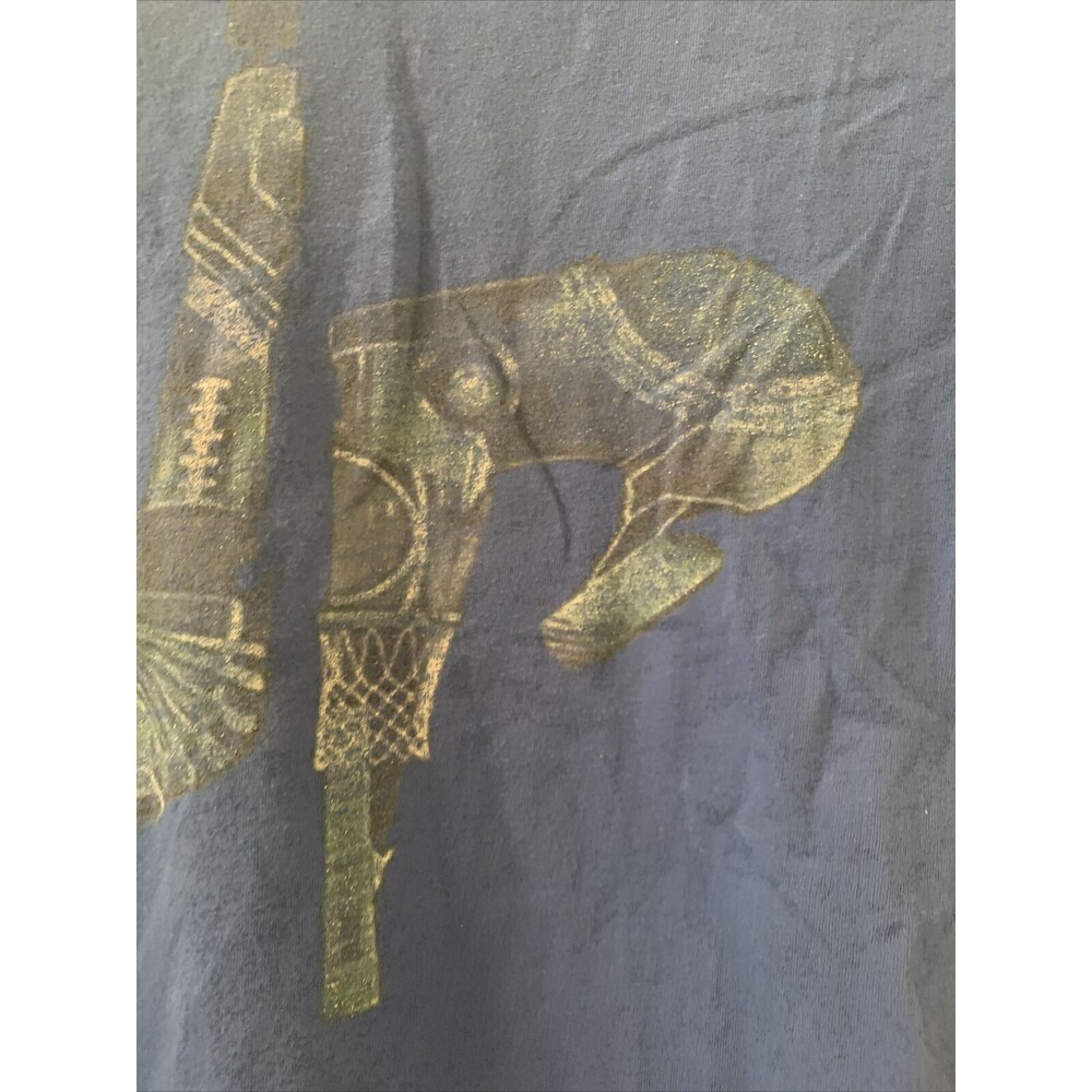 Hiclol Boys Graphic Print Short Sleeve T-Shirt Crew Neck Size M Blue - Picture 5 of 7